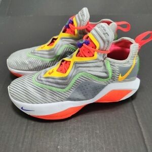 Nike LeBron Soldier 14 'Hare' Multicolor Basketball Sneakers Men Shoes Sz 11.5